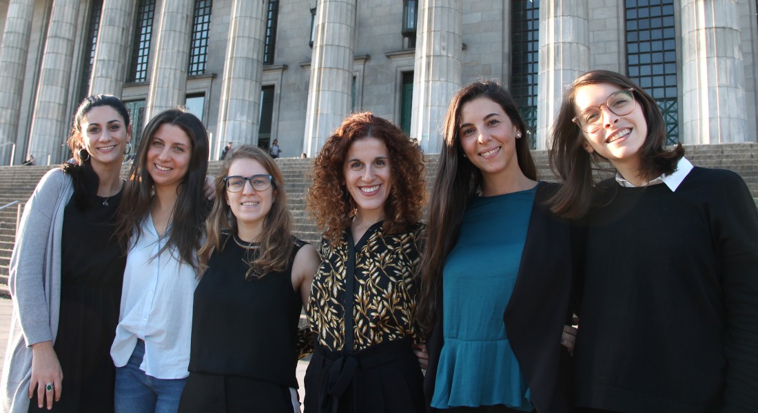 Giuliana Morano, Jennifer Grunberg, Nicole Levy, Melanie Ghertner, Casandra Sol Sans y Melisa Szlajen