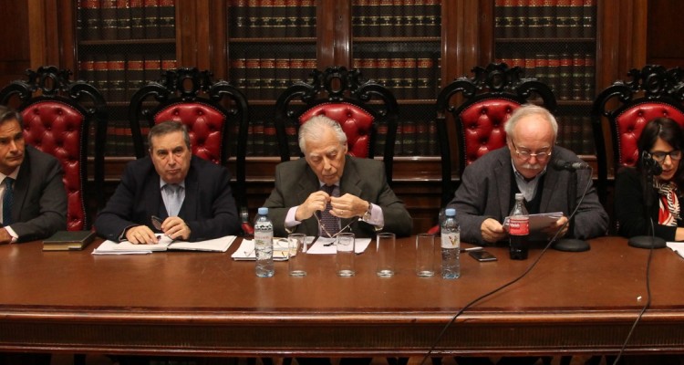 Pablo L. Manili, Marcelo López Alfonsín, Mario Federici, Patrice Vermeren y Natalia Prunes
