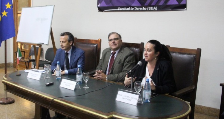 Roberto Cippitani, Calogero Pizzolo y Andrea Mensa Gonzlez