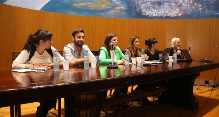 Malena Derdoy, Nicols J. Papala, Natalia Figueroa, Genoveva Cardinali, Mara Beln Dileo y Virginia Badino