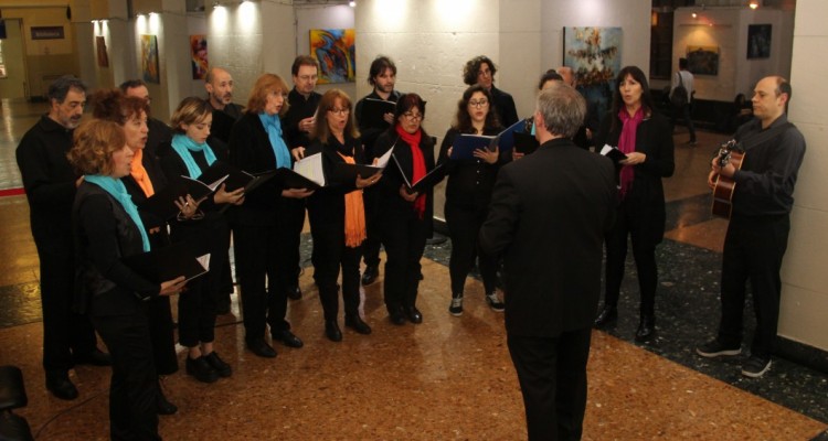 Del mismo modo que en 1949, se present el Coro de la Facultad de Derecho.