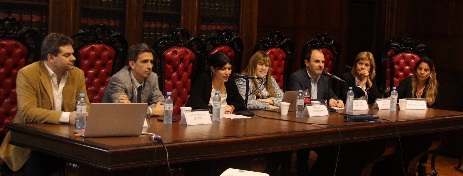 Matas Chacn, Alejandro Di Sibio, Carmen Choucio Storani, Marisa Aizenberg, Alejandro A. Echegaray, Marta Mattiussi y Cristina Carreras Lobo