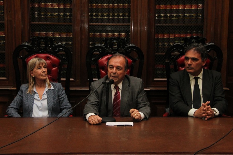 Silvia Nonna, Marcelo Gebhardt y Juan A. Seda