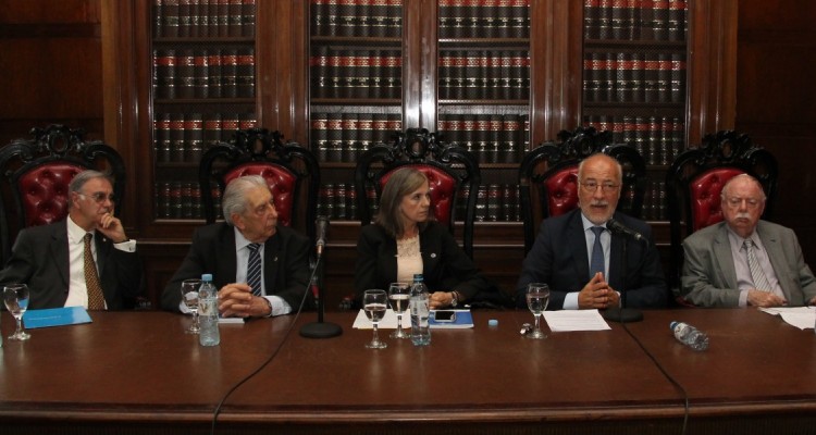 Rubn Calcaterra, Hctor Sandler, Patricia Bermejo, Eduardo Oteiza y Mario Kaminker