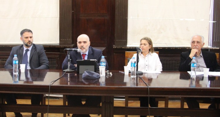 Pablo Segura, Eduardo Bertoni, Mara Martha Panighetti y Eduardo Molina Quiroga