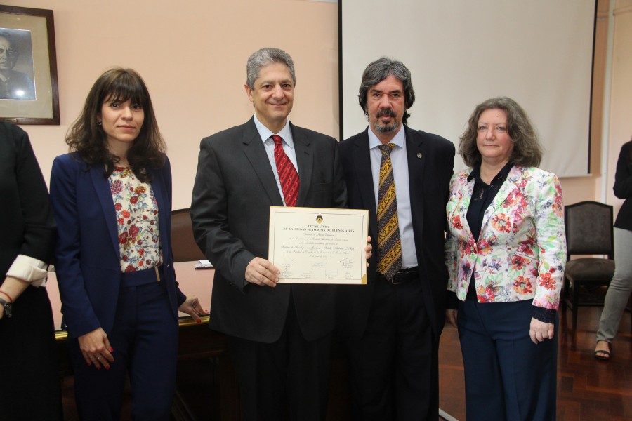 Luciana Scotti, Marcelo Alegre, Daniel Rodriguez Masdeu y Mara Gracia Nenci