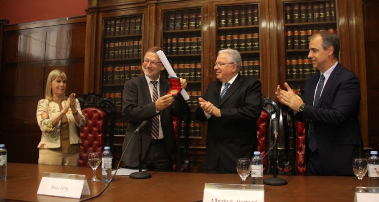 Silvia Nonna, Reto Hilty, Alberto E. Barbieri y Mariano Genovesi