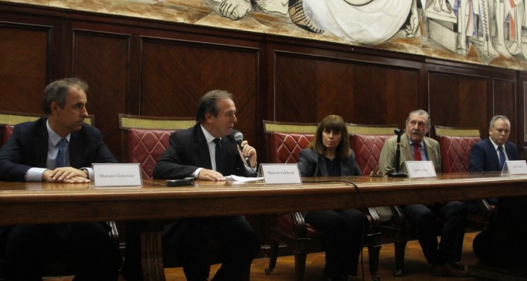 Mariano Genovesi, Marcelo Gebhardt, Sandra Negro, Aldo Casella y Juan Francisco Ortega
