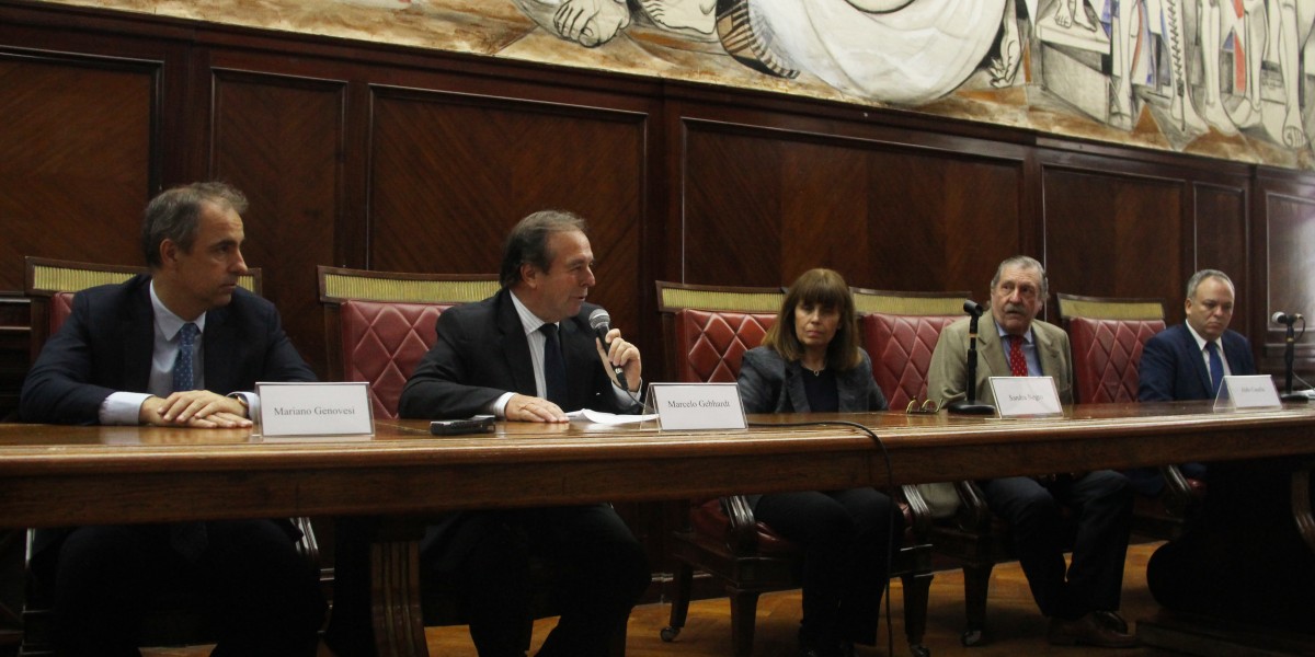 Mariano Genovesi, Marcelo Gebhardt, Sandra Negro, Aldo Casella y Juan Francisco Ortega