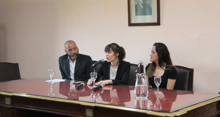 Diego Spro, Luciana Scotti y Ana Carolina de Faria Silvestre