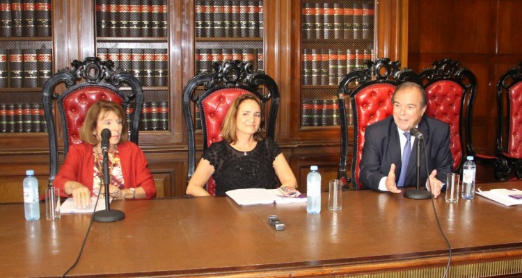 Mara C. Marsili, Carmen de Cucco Alconada y Marcelo Gebhardt