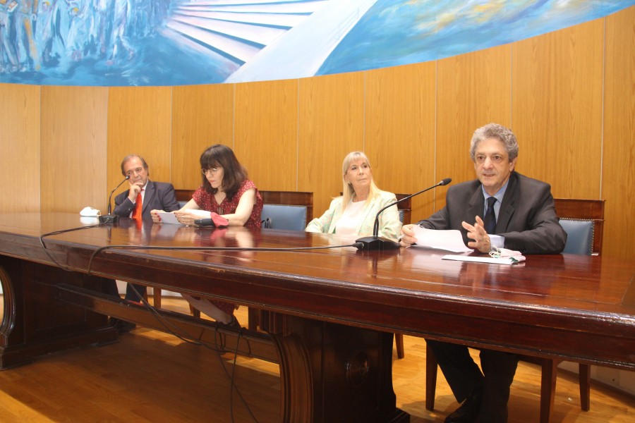 Marcelo Gebhardt, Luciana Scotti, Silvia Nonna y Marcelo Alegre