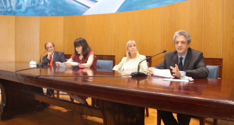 Marcelo Gebhardt, Luciana Scotti, Silvia Nonna y Marcelo Alegre