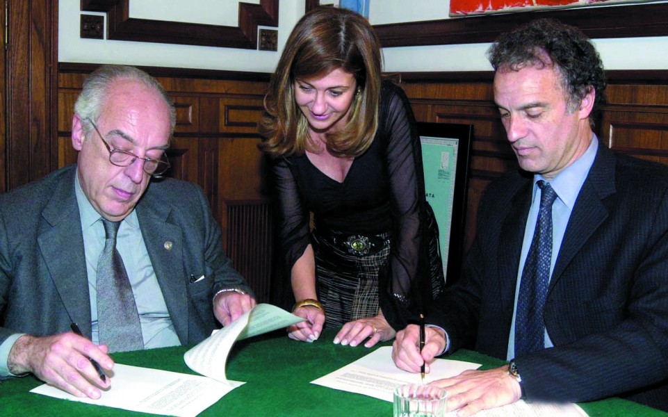 Atilio Alterini, Alejandra Tadei y Anbal Ibarra