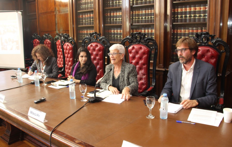 Mary Beloff, Vernica Gmez, Mnica Pinto y Martn Sigal