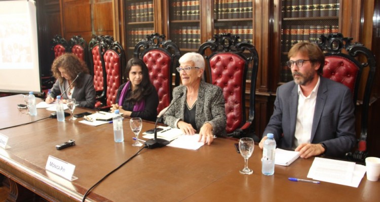 Mary Beloff, Verónica Gómez, Mónica Pinto y Martín Sigal