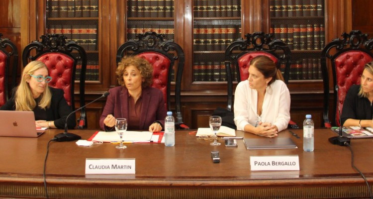 Mariela Belski, Claudia Martin, Paola Bergallo y María Noel Leoni