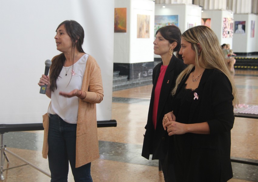 Lorena Castao, Carmen Choucio y Martina Bernarda