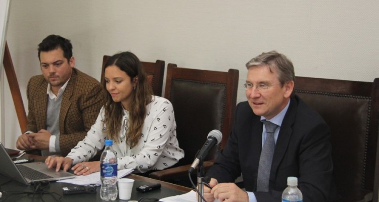 Mariano Luchessi, Beln Castagnini y Martin Wenz.