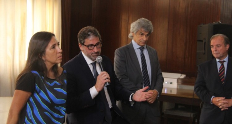 Laura Lora, Carlos Mas Velez, Leandro Vergara y Marcelo Gebhardt