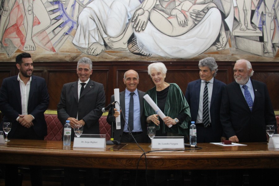 Juan Alfonsn, Jorge Biglieri, Daniel Salvador, Rosa Graciela Castagnola de Fernndez Meijide, Leandro Vergara y Ricardo Gil Lavedra