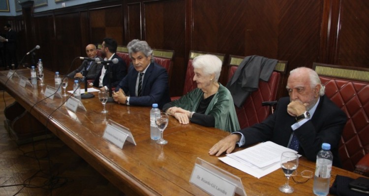 Juan Alfonsn, Jorge Biglieri, Daniel Salvador, Rosa Graciela Castagnola de Fernndez Meijide, Leandro Vergara y Ricardo Gil Lavedra