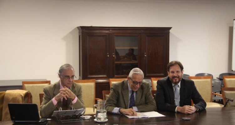 Rubn Calcaterra, Jorge Hermida y Ezequiel Luppi