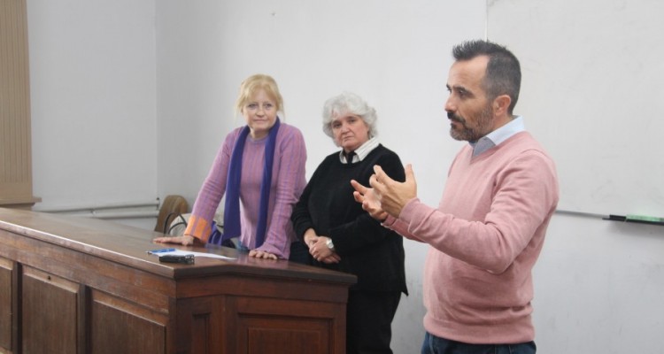 Eleonora Vallet, Andrea Prez y Juan Carlos Ortiz