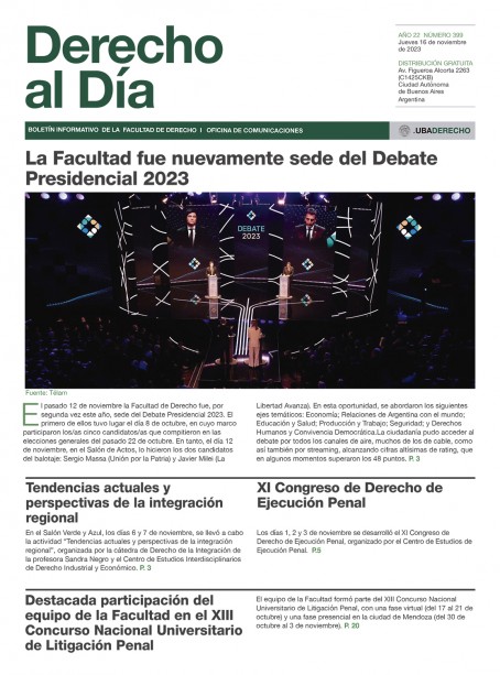 Edición Nº 399 - Tapa