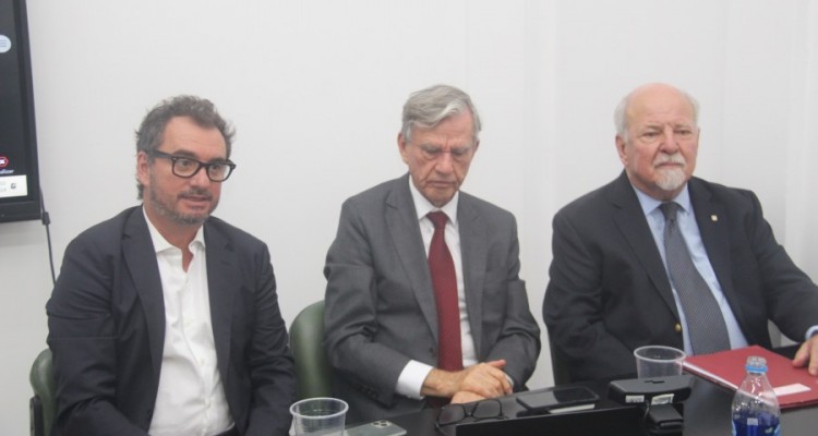 Juan Pablo Mugnolo, Nelson Mannrich y Adrin Goldin