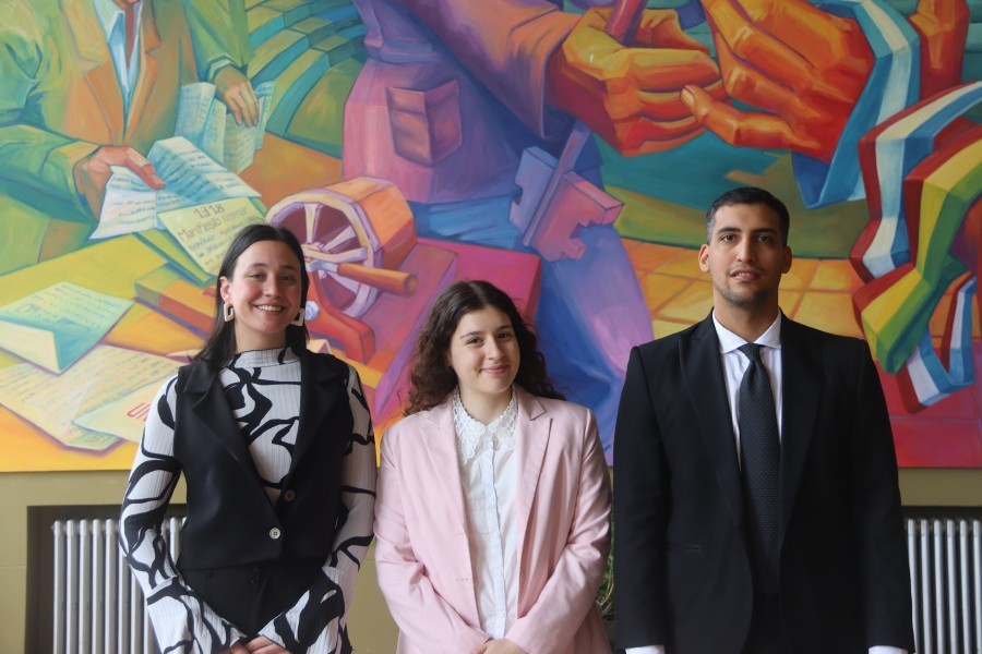 Lucila Cerdan, Camila Rosario Correa y Franco Agustn Peirano