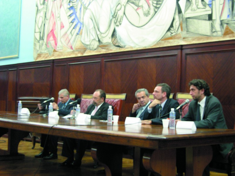 Carlos Ghersi, Miguel Fortuna, Gabriel Stiglitz, Norberto Dorensztein y Juan Pablo Mas Velez