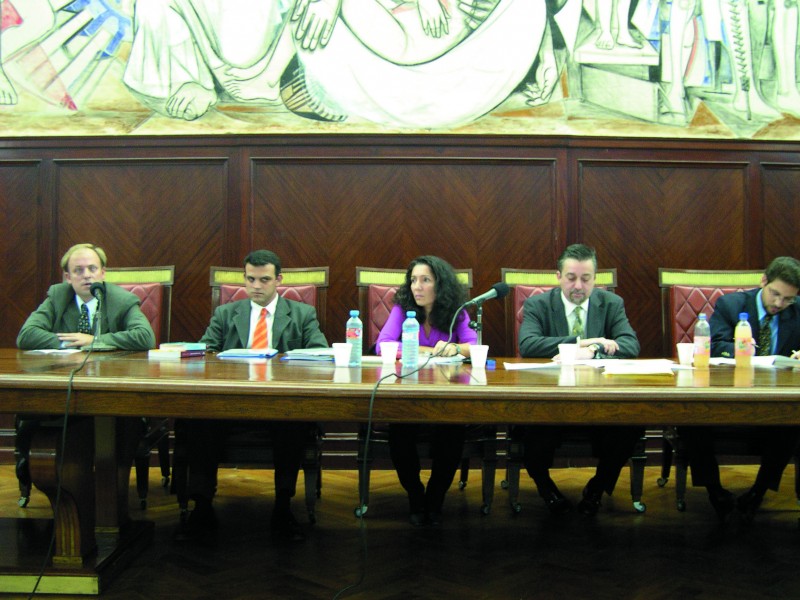 Ignacio Tedesco, Mariano Silvestroni , Cristina Caamao, Alberto Bovino y Diego Zysman 