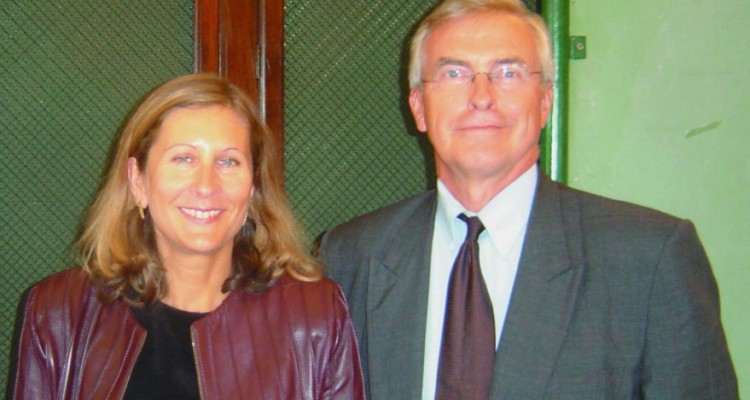 Geraldine Van Bueren y James Michal