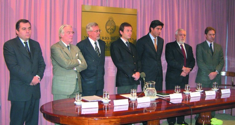 Martn Montero, Norberto Quantn, Abel Fleitas Ortiz de Rozas, Gustavo Bliz, Alejandro Slokar y Eduardo Luis Duhalde