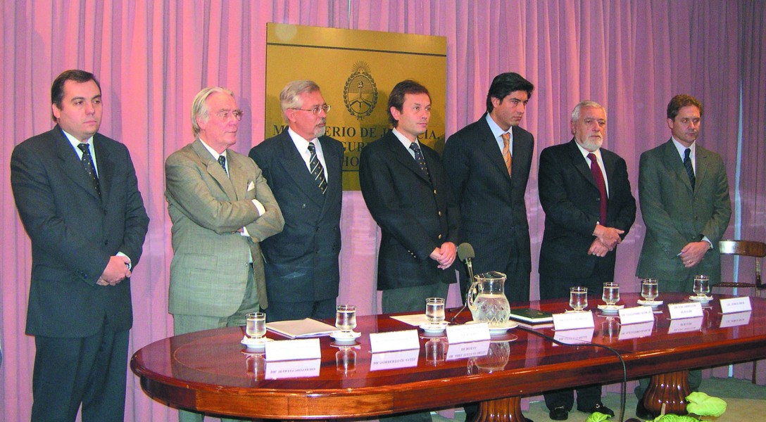 Martn Montero, Norberto Quantn, Abel Fleitas Ortiz de Rozas, Gustavo Bliz, Alejandro Slokar y Eduardo Luis Duhalde