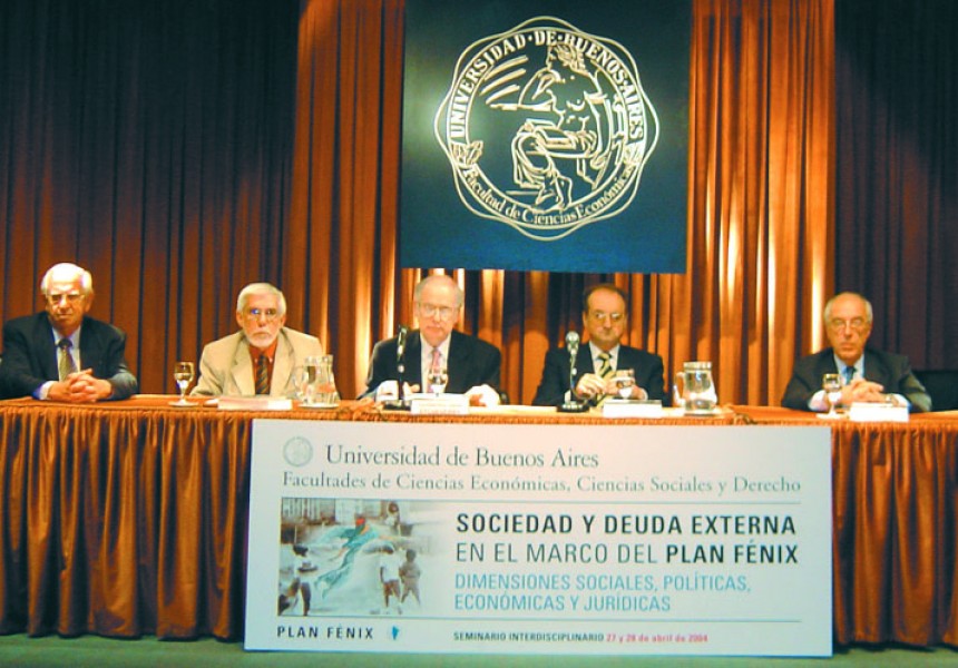 Abraham L. Gak, Eduardo Grner, Guillermo Jaim Etcheverry, Carlos A. Degrossi y Atilio Alterini