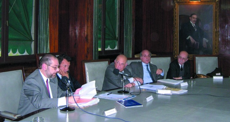 Marcos Moiseeff, Alberto Dalla Va, Jorge Labanca, Francisco DAlbora y Miguel ngel Ciuro Caldani  