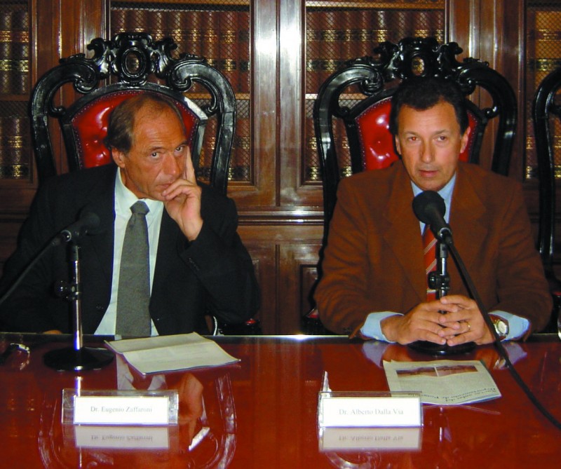 Eugenio Raúl Zaffaroni y Alberto Dalla Via