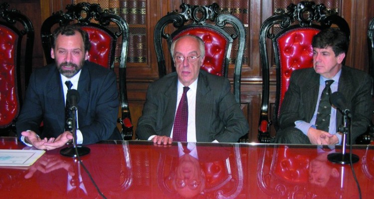 Mariano Memolli, Atilio Alterini y Juan Sola