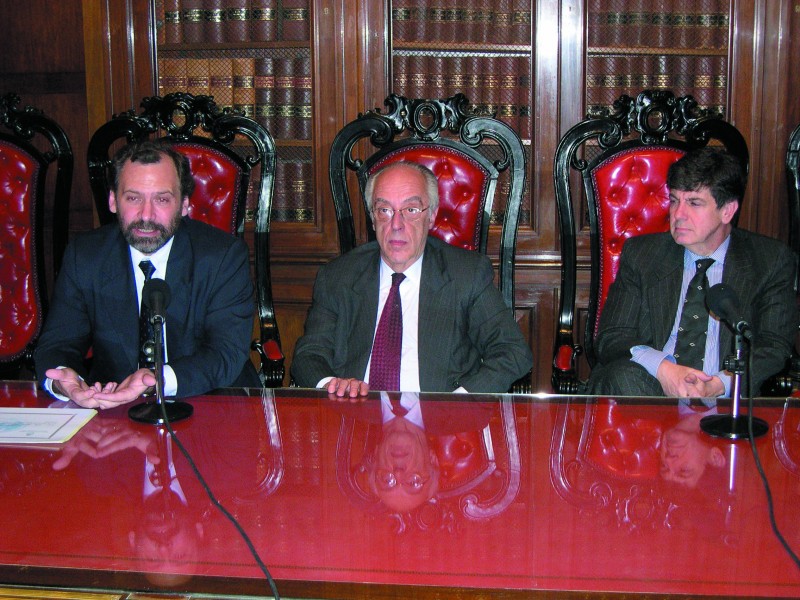Mariano Memolli, Atilio Alterini y Juan Sola