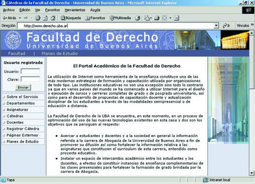 Lanzamiento del Portal Acadmico de la Facultad de Derecho