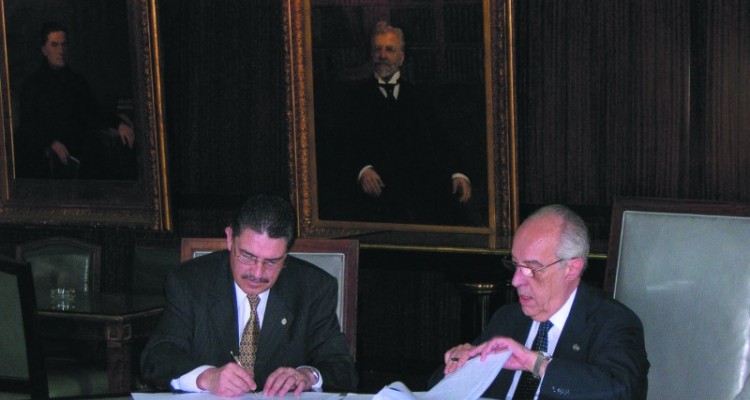 Mario Vargas y Atilio Alterini 