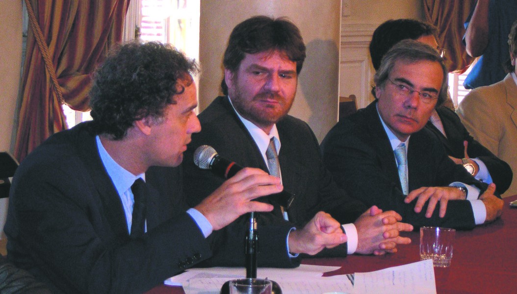 Aníbal Ibarra, Raúl Enrique Fernández y Juan José Álvarez