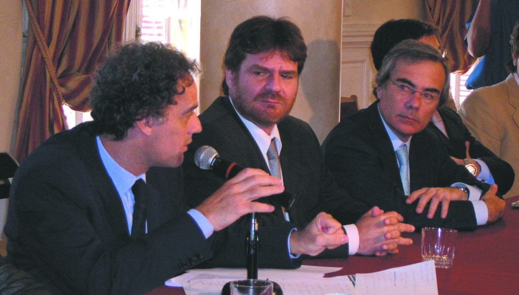 Anbal Ibarra, Ral Enrique Fernndez y Juan Jos lvarez