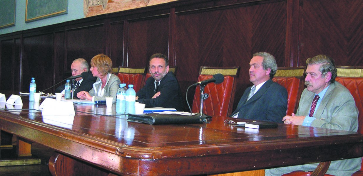 Agustín Gordillo, Alejandra Gils Carbó, Norberto Dorensztein, Gabriel Stiglitz y Horacio Bersten