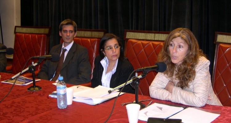 Maximiliano Moreno, Alejandra Sarquis y Roxana Blasetti