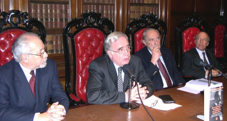 Daniel D. Anchorena, Tulio Ortiz, Carlos Floria y Mario Justo Lpez (h)