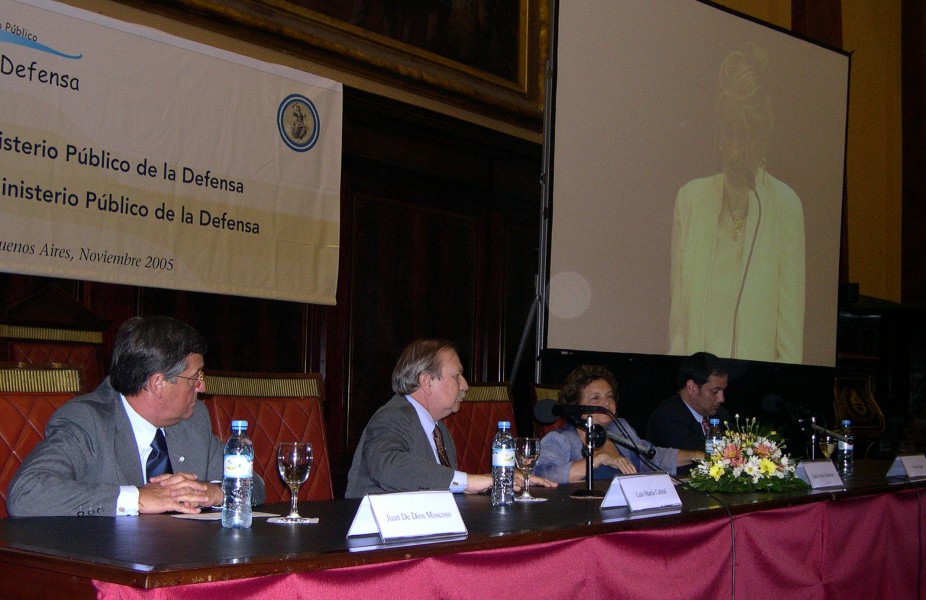 Juan de Dios Moscoso, Luis Mara Cabral, Stella Maris Martnez y Vctor Hortel