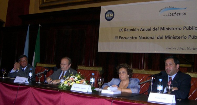 Juan de Dios Moscoso, Luis Mara Cabral, Stella Maris Martnez y Vctor Hortel